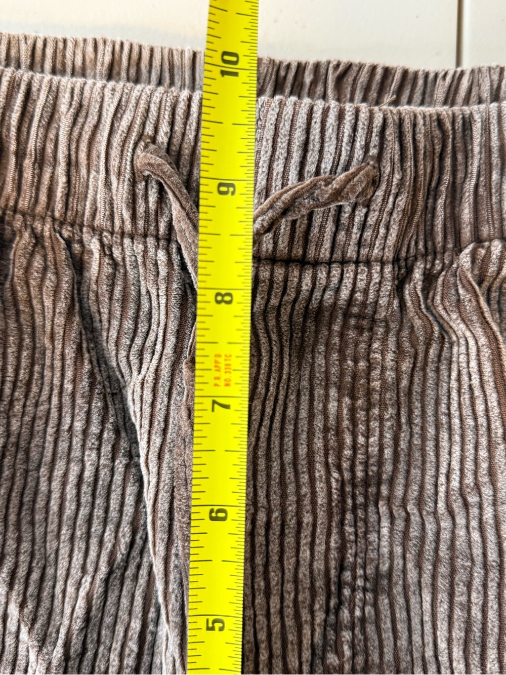 American Eagle Stretch Corduroy Low-Rise Baggy Wide-Leg Pants chocolate brown - Picture 7 of 11